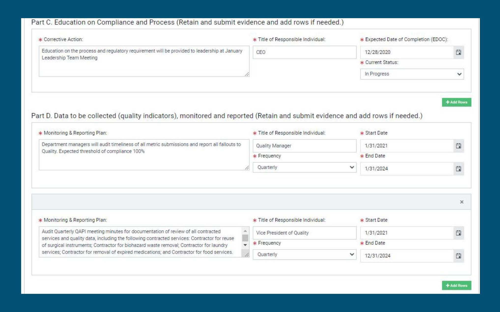 The ASC Plan of Correction: A Practical Guide