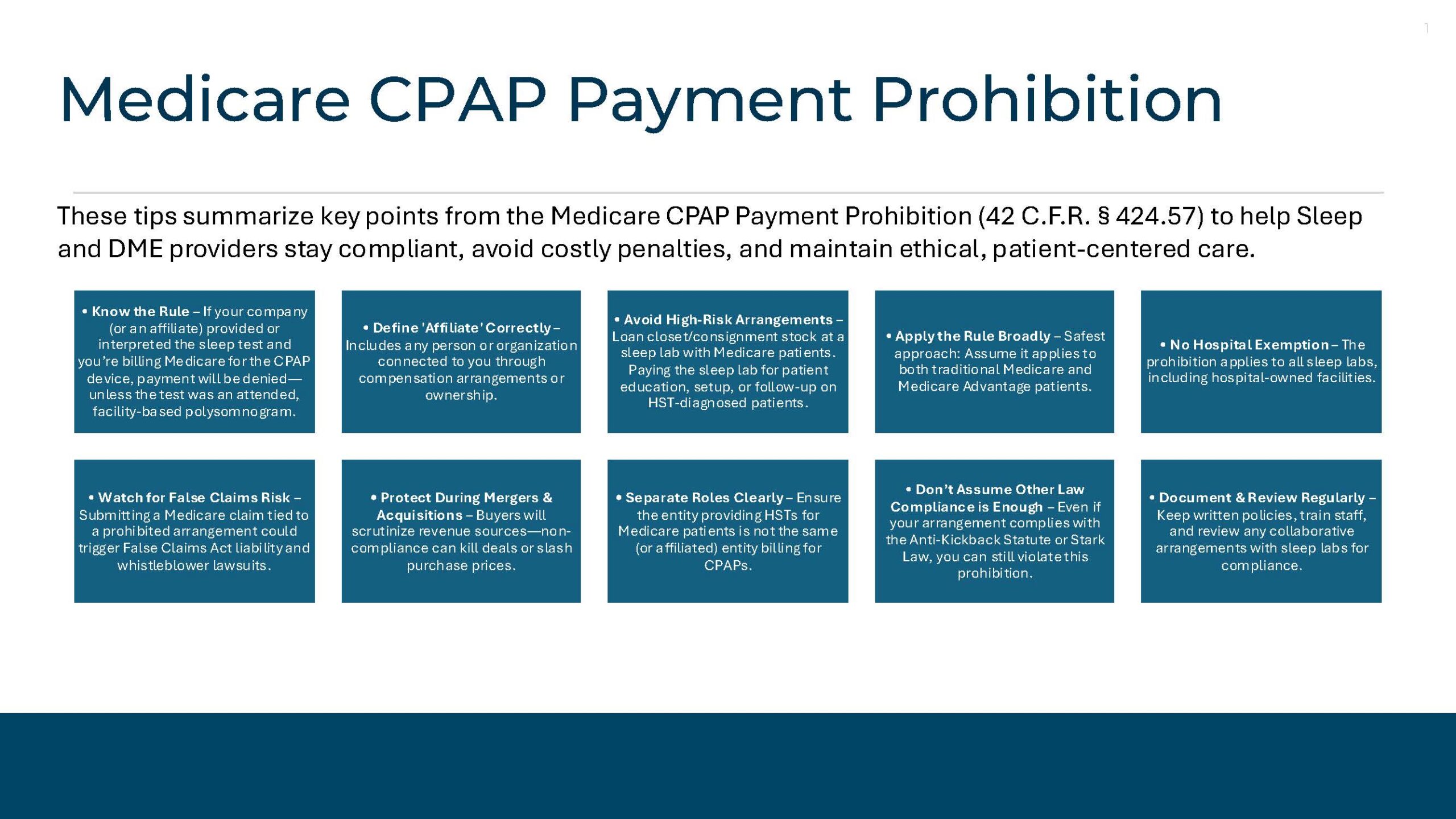 Medicare CPAP Payment Prohibition | ACHC.ORG