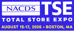 Banner advertising the NACDS TSE Total Store Expo, August 15–17, 2026 in Boston, MA.